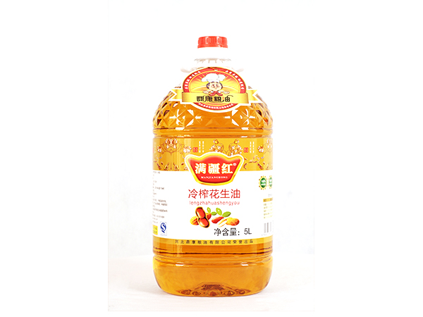 Cold pressed peanut oil